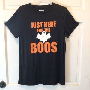 Mission Ridge Men’s Halloween Just Here For The Boos Black T-Shirt